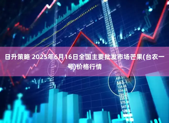 日升策略 2025年6月16日全国主要批发市场芒果(台农一号)价格行情