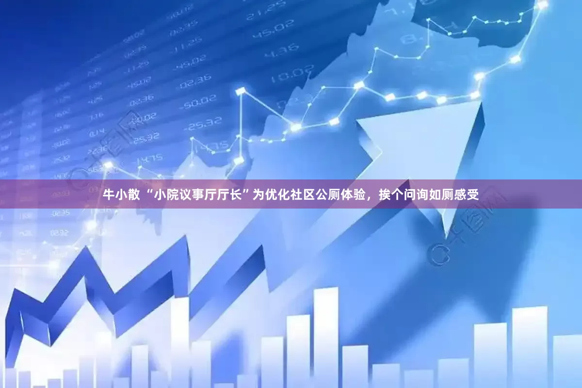 牛小散 “小院议事厅厅长”为优化社区公厕体验，挨个问询如厕感受