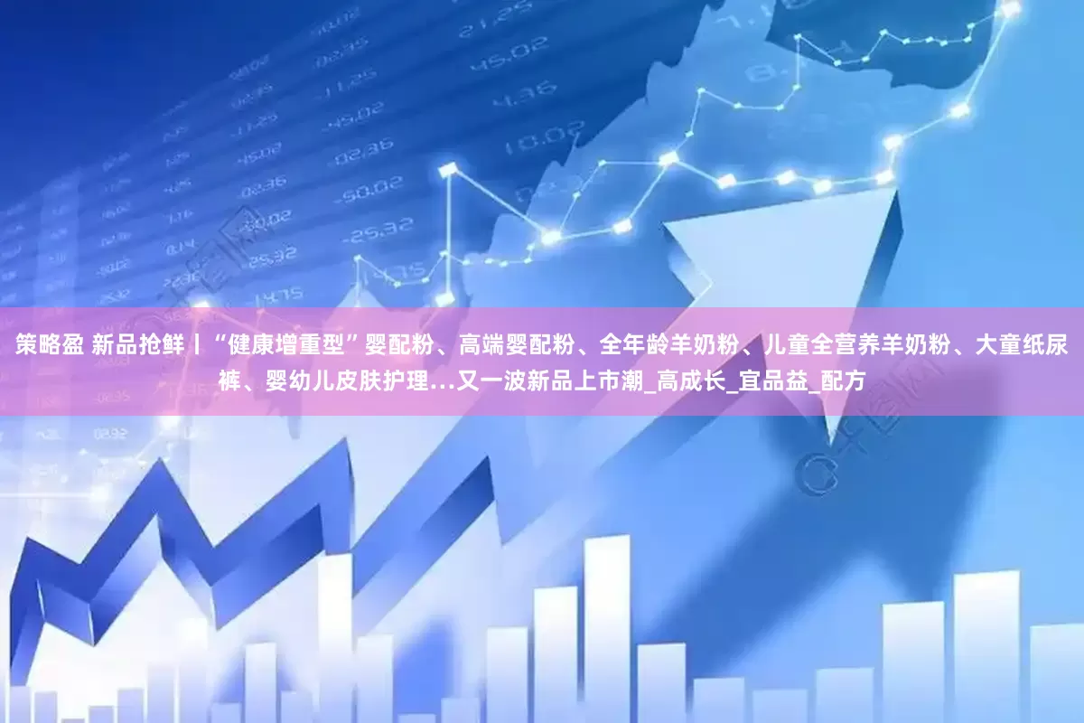 策略盈 新品抢鲜丨“健康增重型”婴配粉、高端婴配粉、全年龄羊奶粉、儿童全营养羊奶粉、大童纸尿裤、婴幼儿皮肤护理…又一波新品上市潮_高成长_宜品益_配方